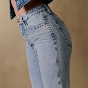 Sezane Brut Sexy Jeans - Bleach - Size 38 Tall